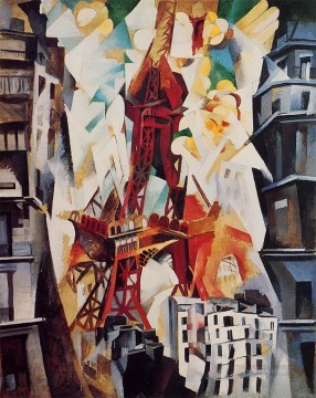 100 Great Art Painting - Robert Delaunay Eiffel Tower Champs de Mars